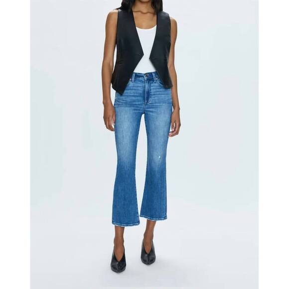 NEW PISTOLA lennon crop bootcut jean in fling vintage